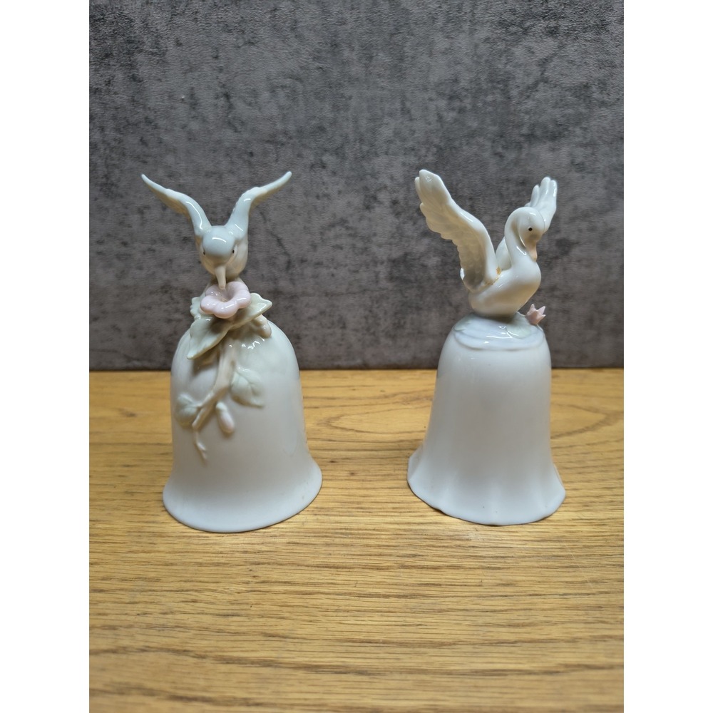 Lot Of 2 George VTG Bird Bell